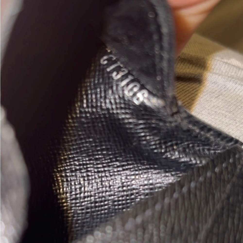 Louis Vuitton Black Leather Card Holder - Picture 8 of 8